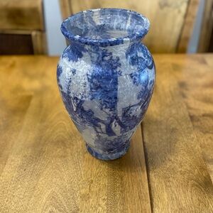 🔥Blue Toile Vase, Decoupage Vase, Vases, Home Decor